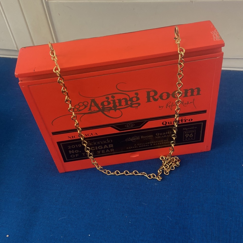 SOLD - Aging Room custom box bag #4
